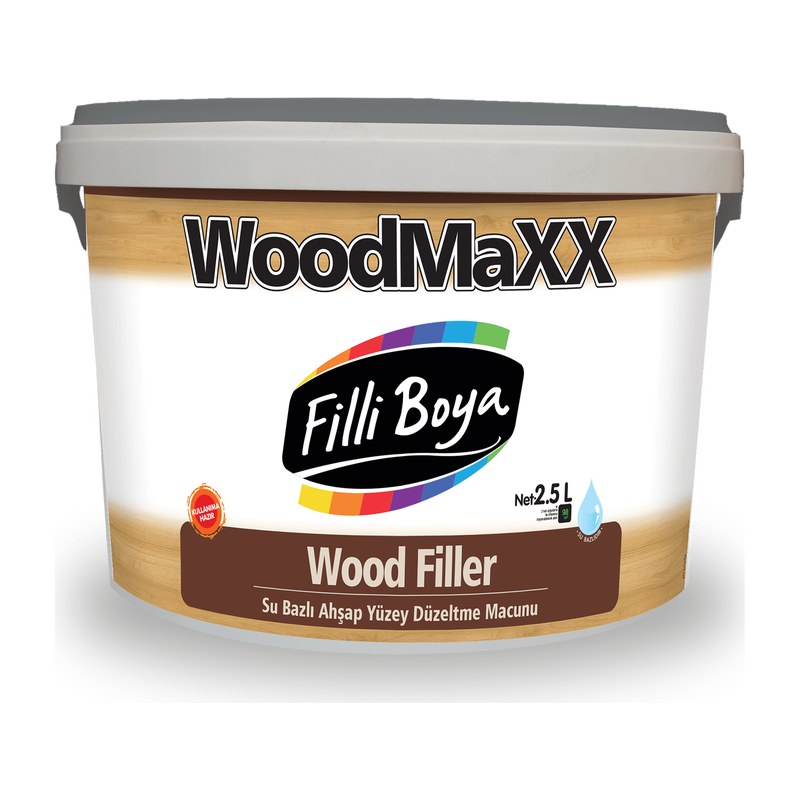 Filli Boya WoodMaXX Wood Filler Su Bazlı Ahşap Macunu